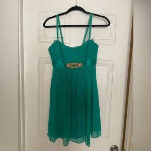 Green BCBG maxazria dress, size 2